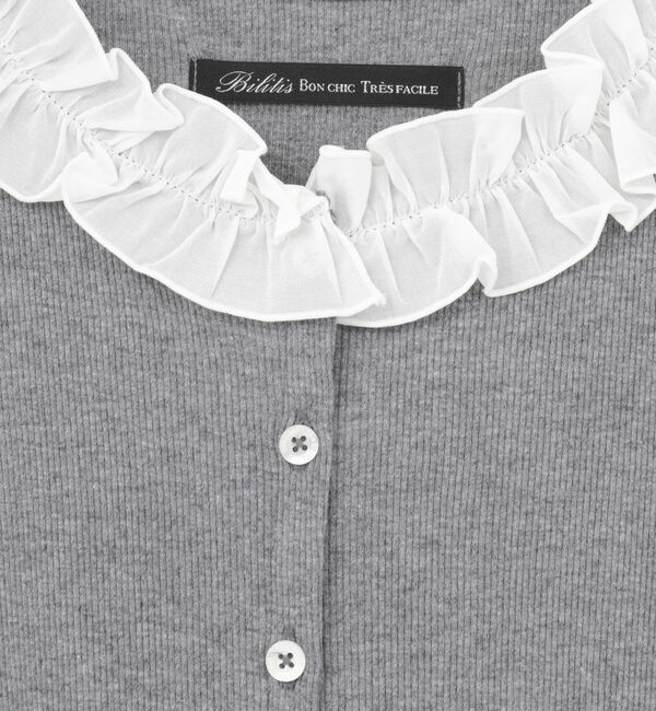TIARA「【Bilitis dix-sept ans/ビリティス・ディセッタン】Frill Collar Cardigan」|カーディガン|