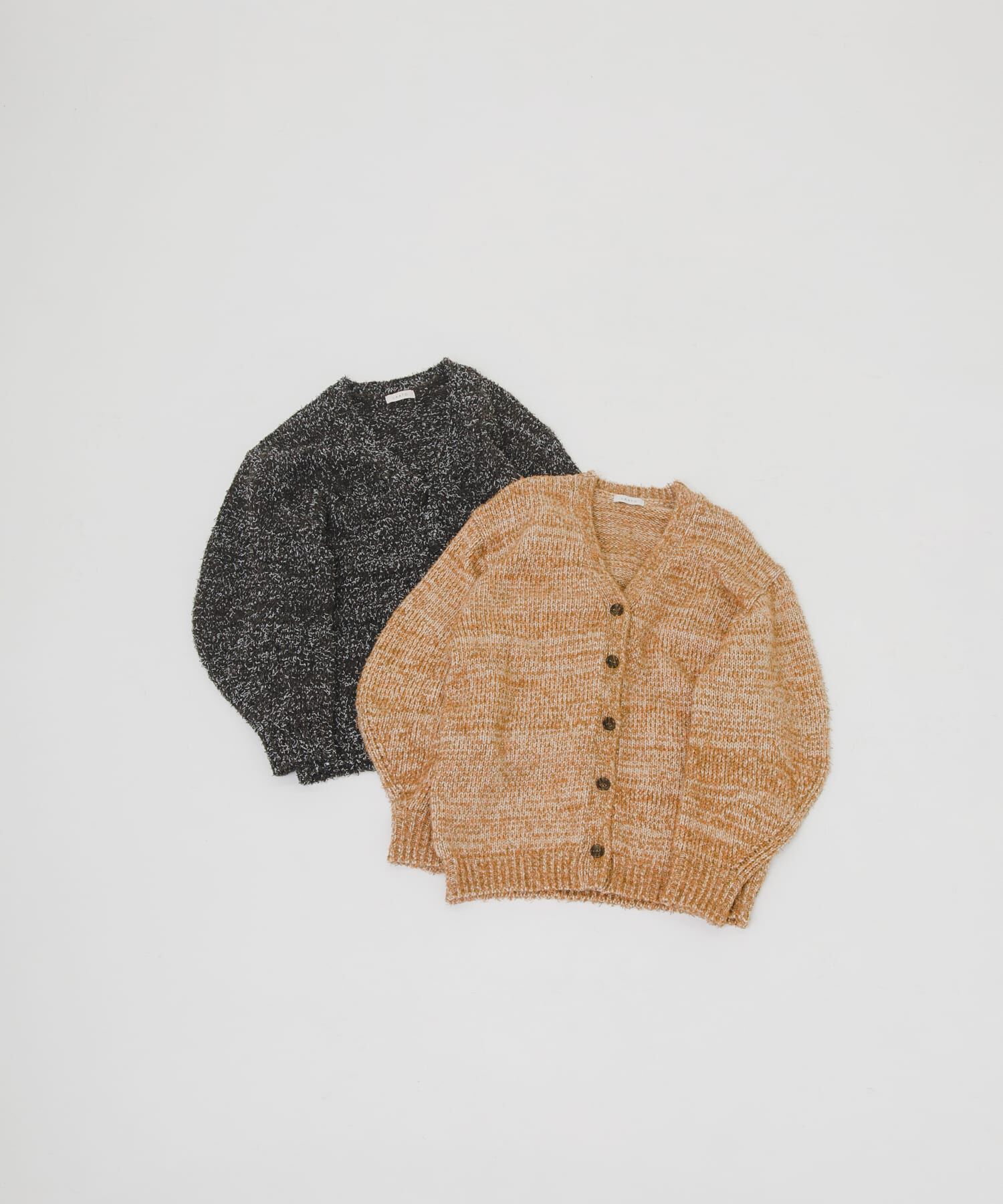 LAATO「mix loose cardigan」|カーディガン|