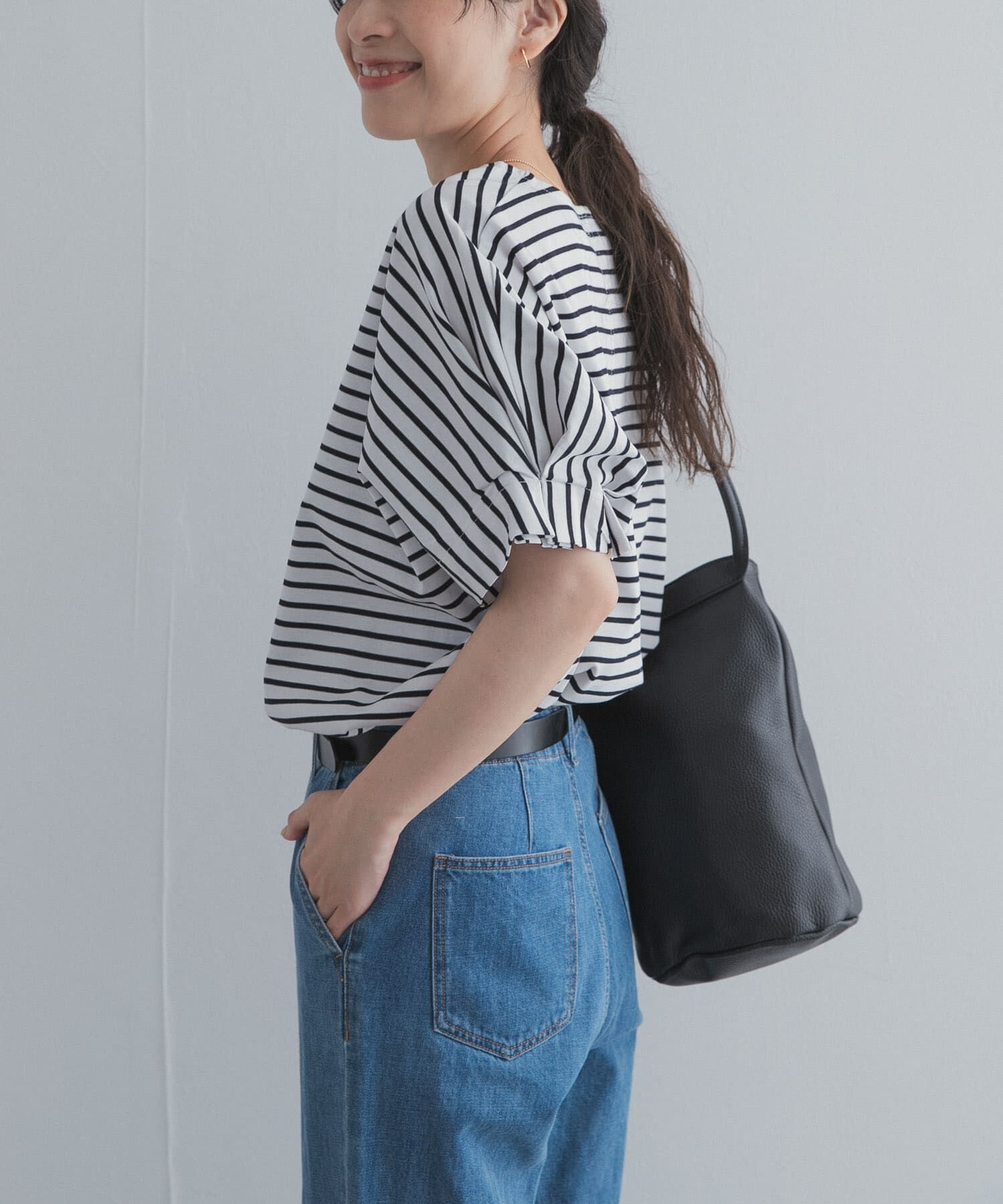 URBAN RESEARCH DOORS「『UR TECH』サマシェアタックスリーブプルオーバー」|Tシャツ・カットソー|