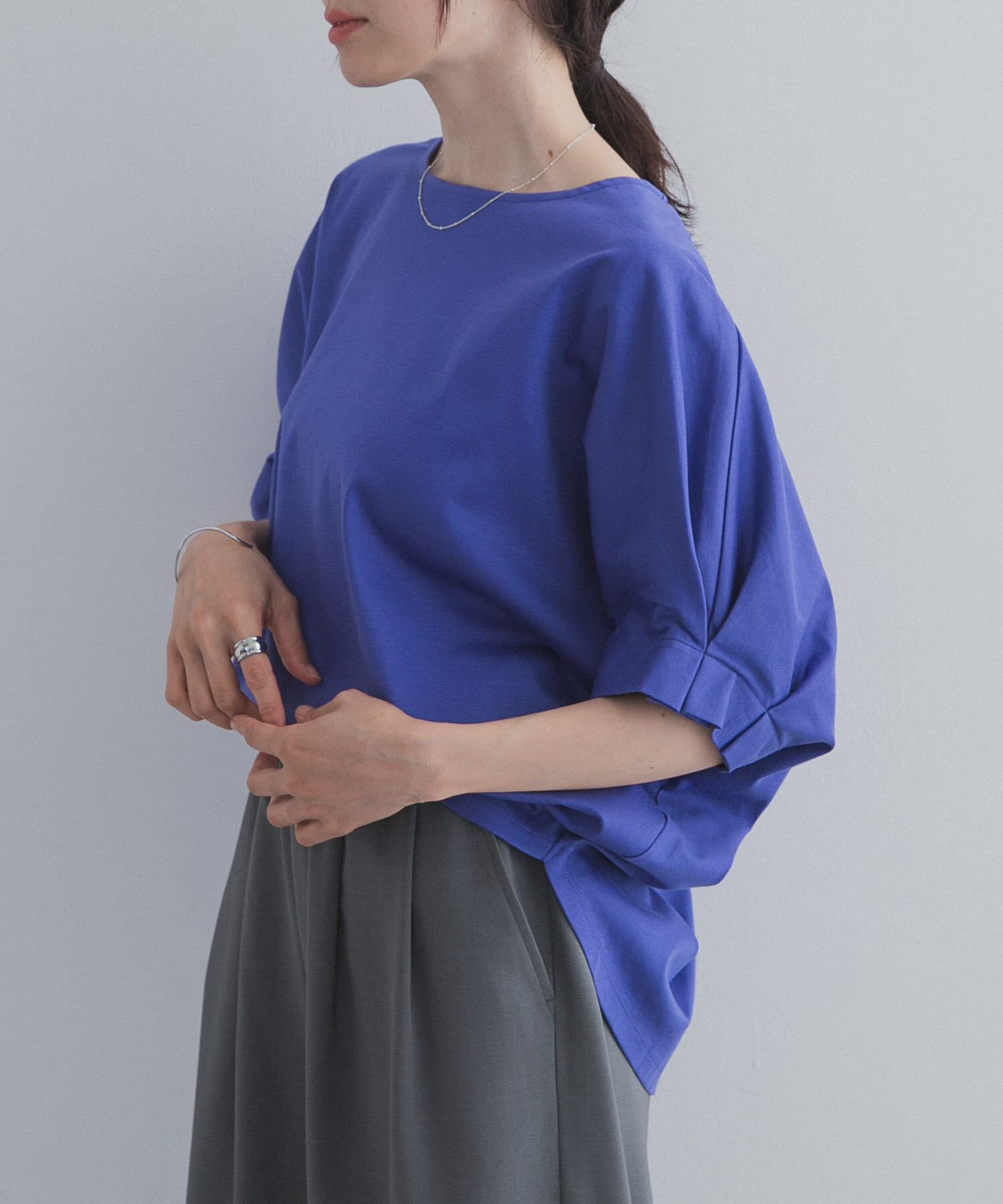 URBAN RESEARCH DOORS「『UR TECH』サマシェアタックスリーブプルオーバー」|Tシャツ・カットソー|