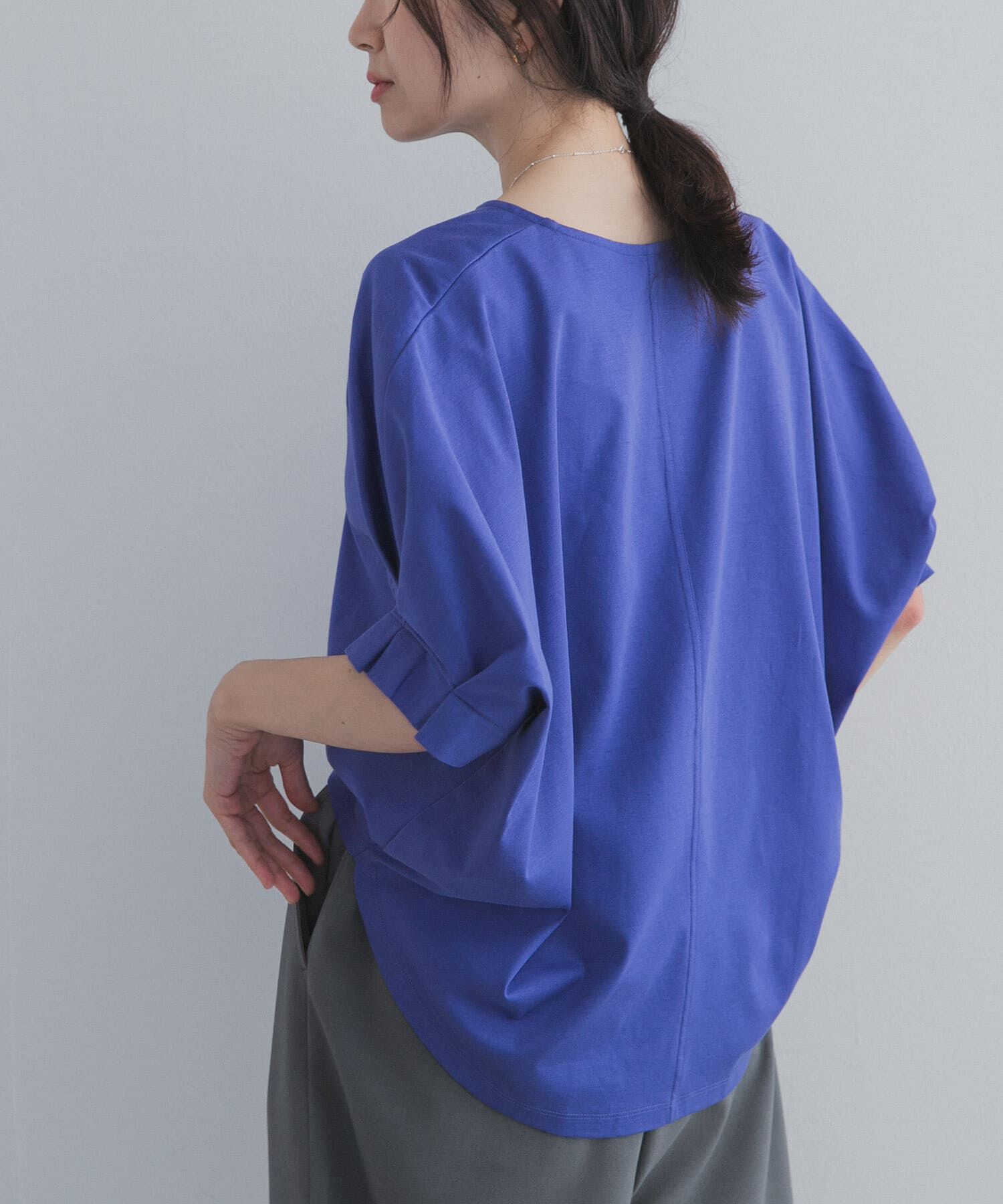 URBAN RESEARCH DOORS「『UR TECH』サマシェアタックスリーブプルオーバー」|Tシャツ・カットソー|