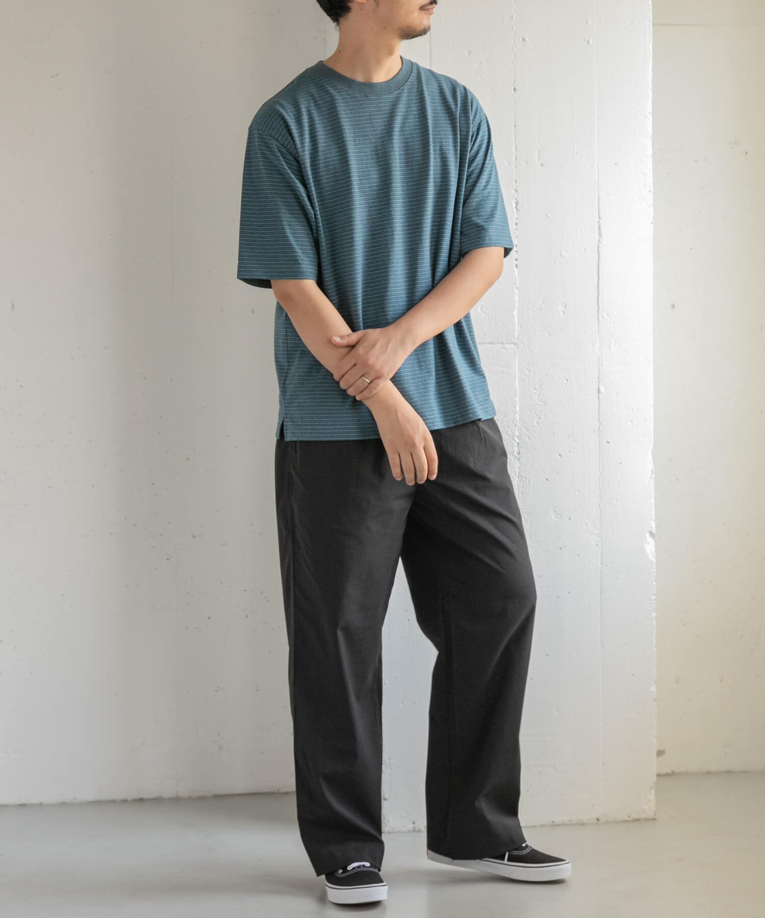 URBAN RESEARCH DOORS「FORK&SPOON　ヴィンテージボーダーTシャツ」|Tシャツ・カットソー|