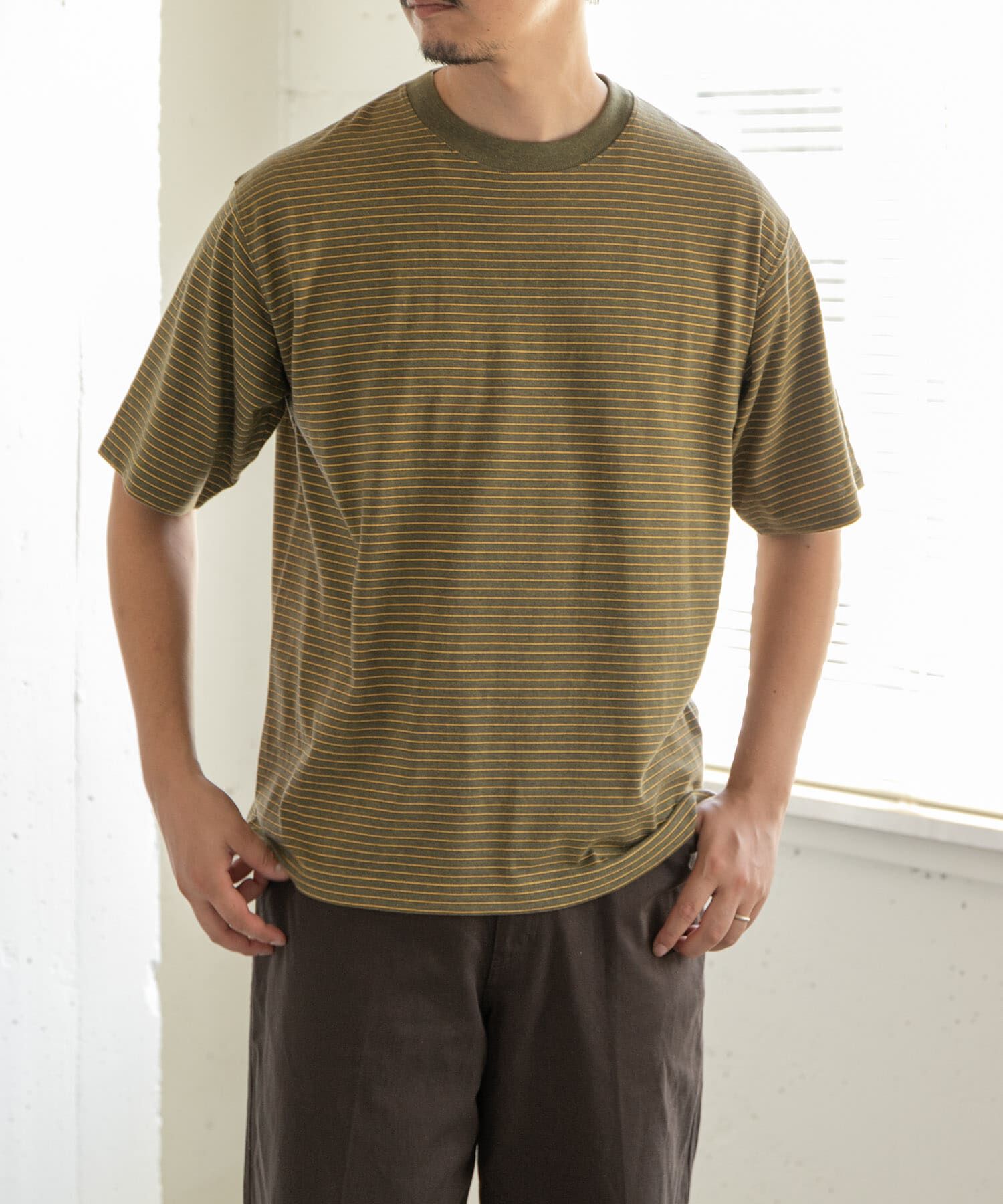 URBAN RESEARCH DOORS「FORK&SPOON　ヴィンテージボーダーTシャツ」|Tシャツ・カットソー|