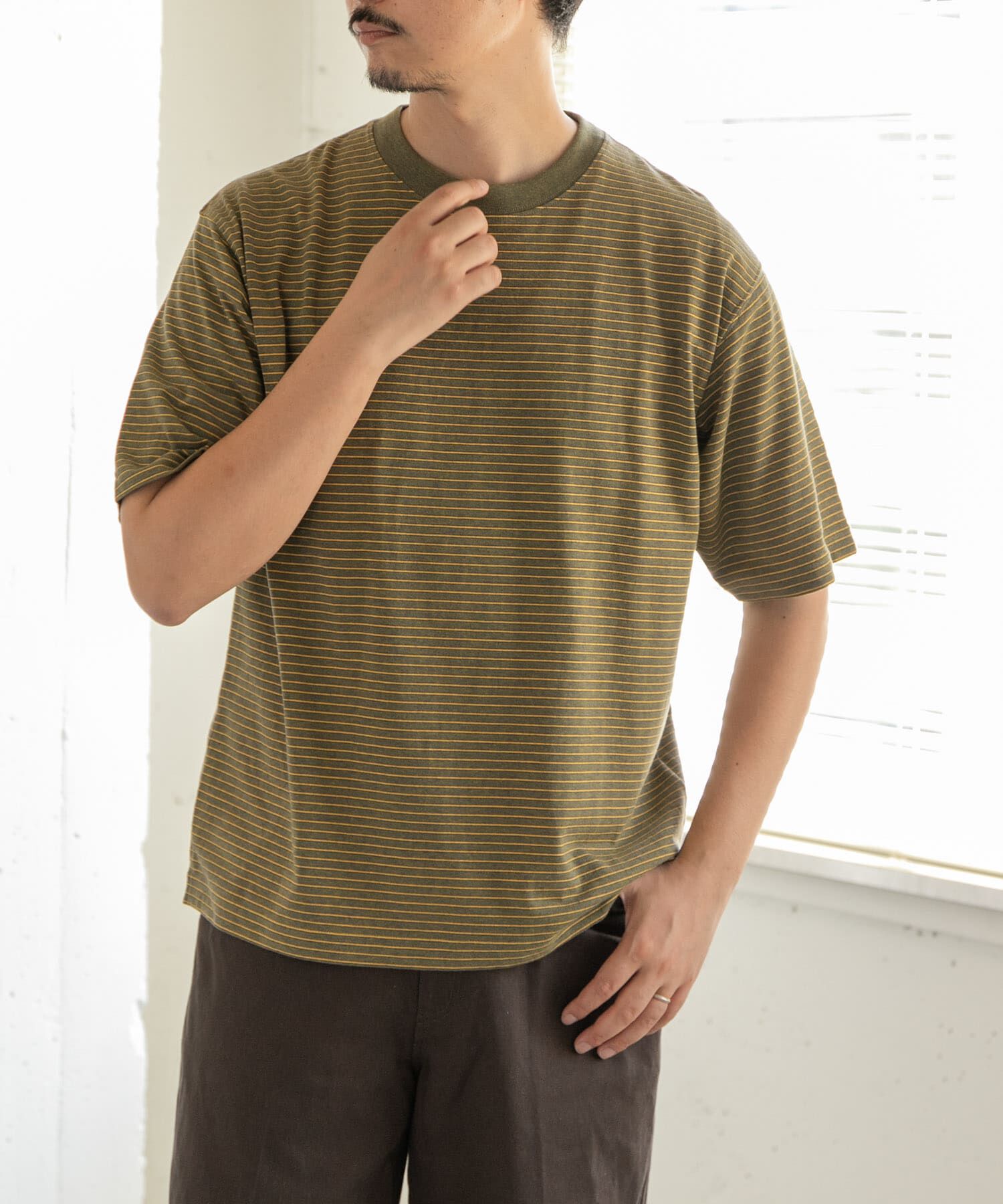 URBAN RESEARCH DOORS「FORK&SPOON　ヴィンテージボーダーTシャツ」|Tシャツ・カットソー|