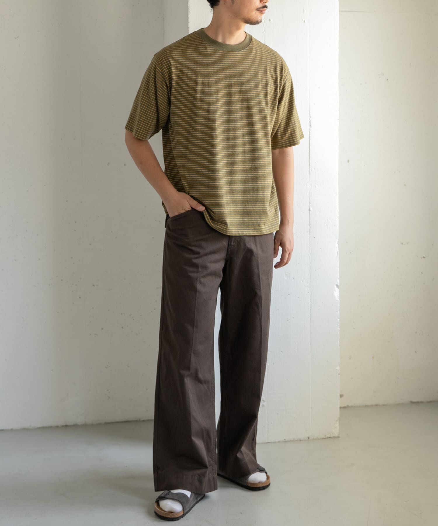 URBAN RESEARCH DOORS「FORK&SPOON　ヴィンテージボーダーTシャツ」|Tシャツ・カットソー|