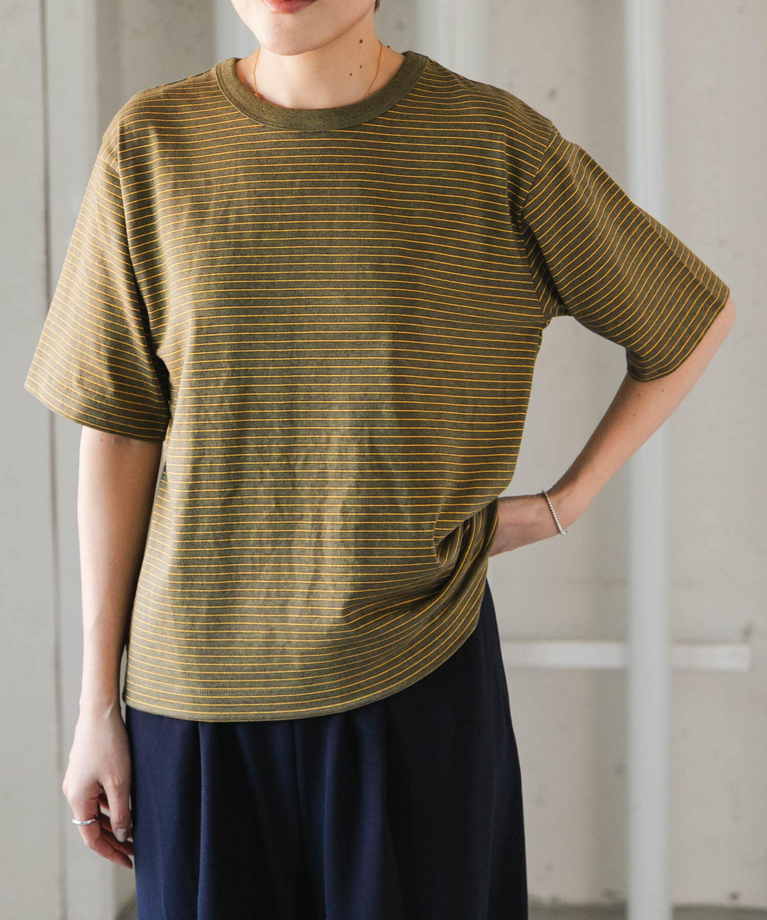URBAN RESEARCH DOORS「FORK&SPOON　ヴィンテージボーダーTシャツ」|Tシャツ・カットソー|