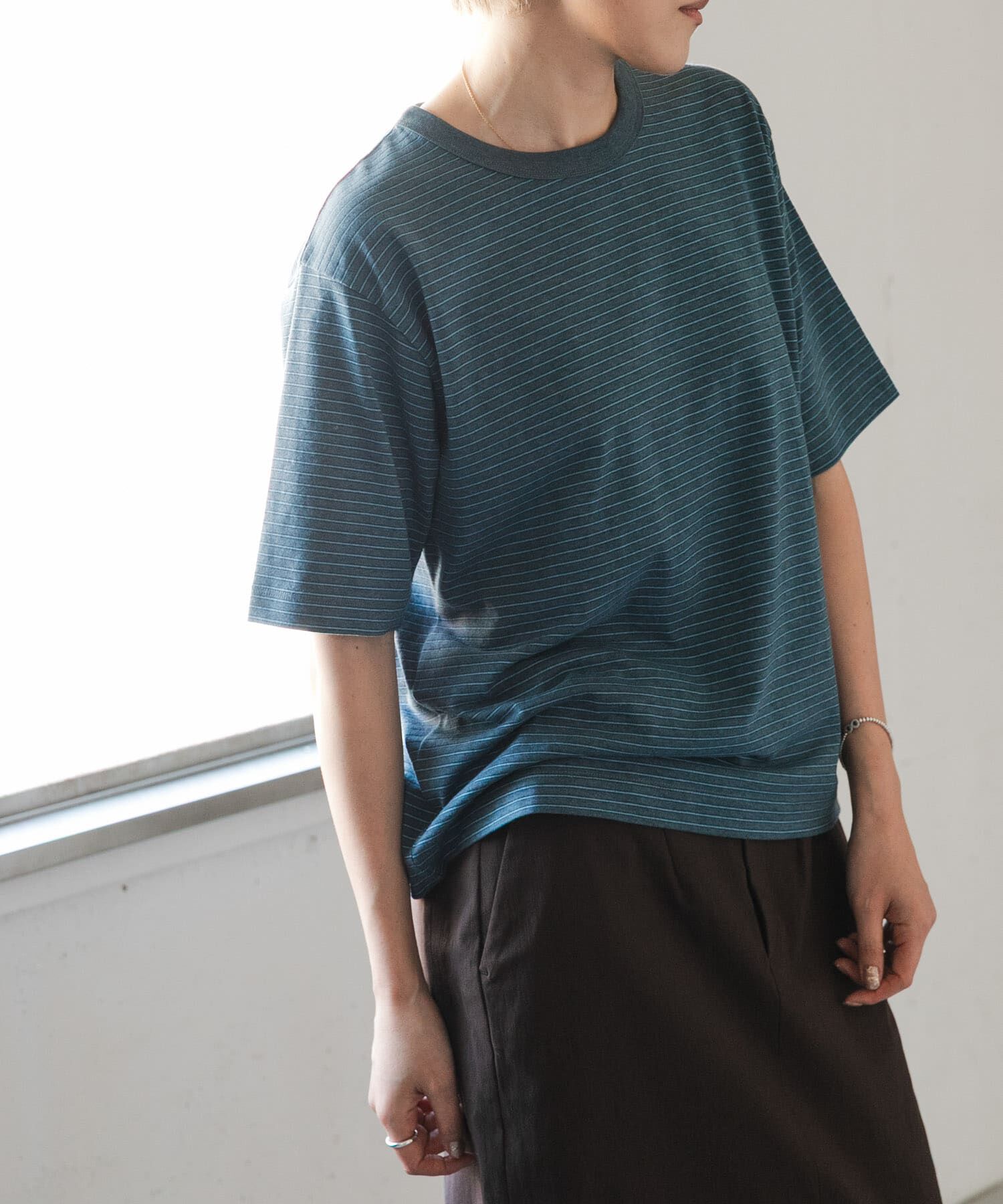 URBAN RESEARCH DOORS「FORK&SPOON　ヴィンテージボーダーTシャツ」|Tシャツ・カットソー|