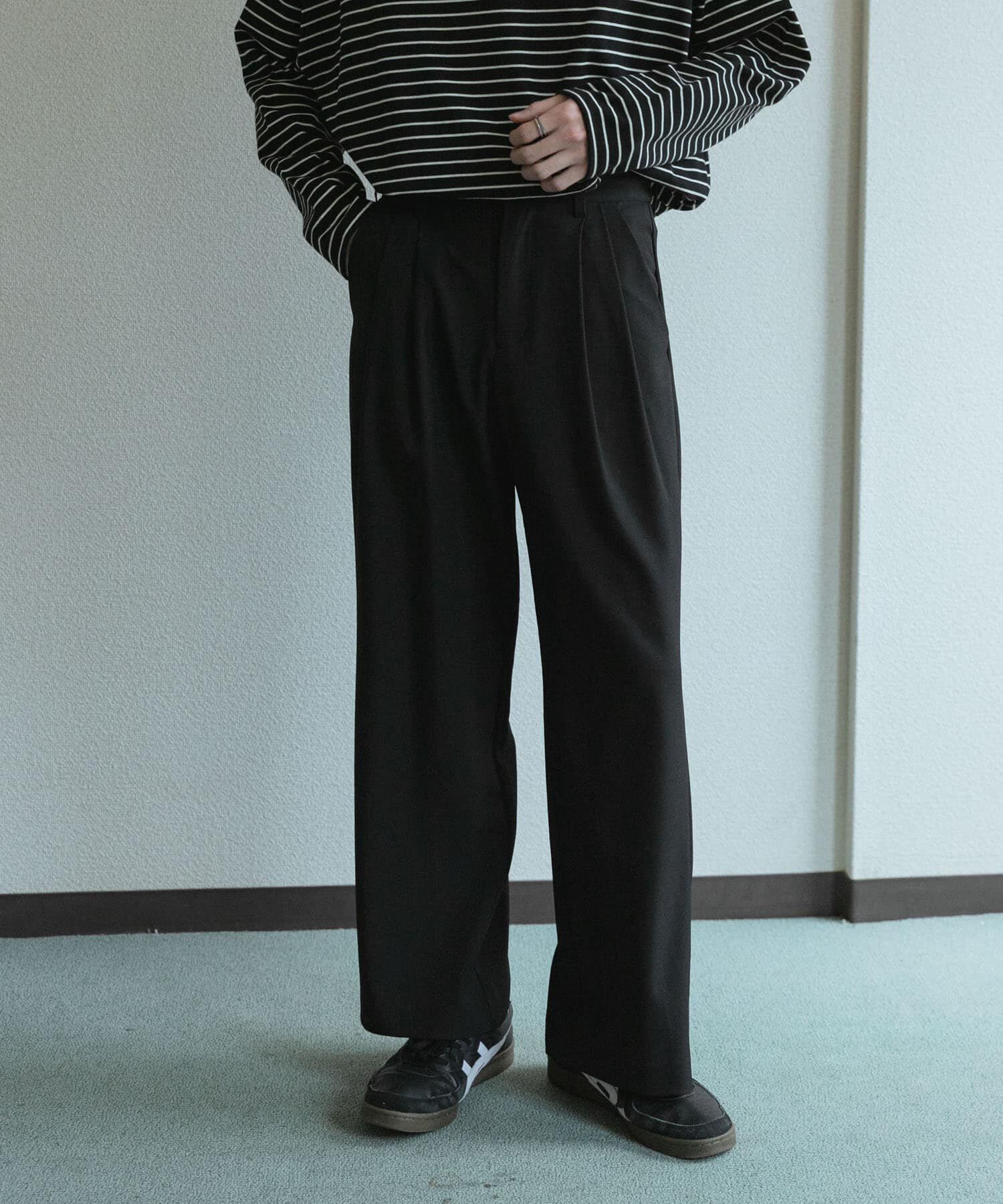 SENSE OF PLACE by URBAN RESEARCH「『速乾』ドライタッチ2タックワイドパンツ」|その他|