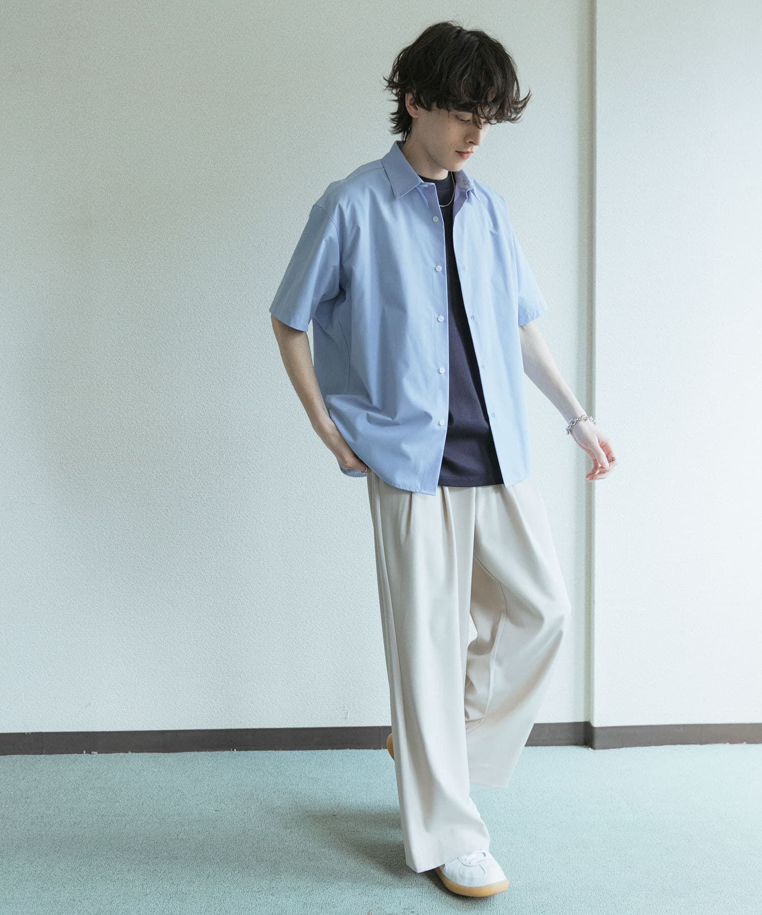 SENSE OF PLACE by URBAN RESEARCH「『速乾』ドライタッチ2タックワイドパンツ」|その他|