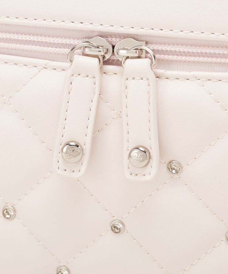 Maison de FLEUR「キルティングリボンキューブ型バッグ」|ハンドバッグ|