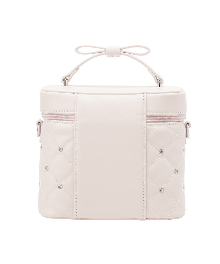 Maison de FLEUR「キルティングリボンキューブ型バッグ」|ハンドバッグ|