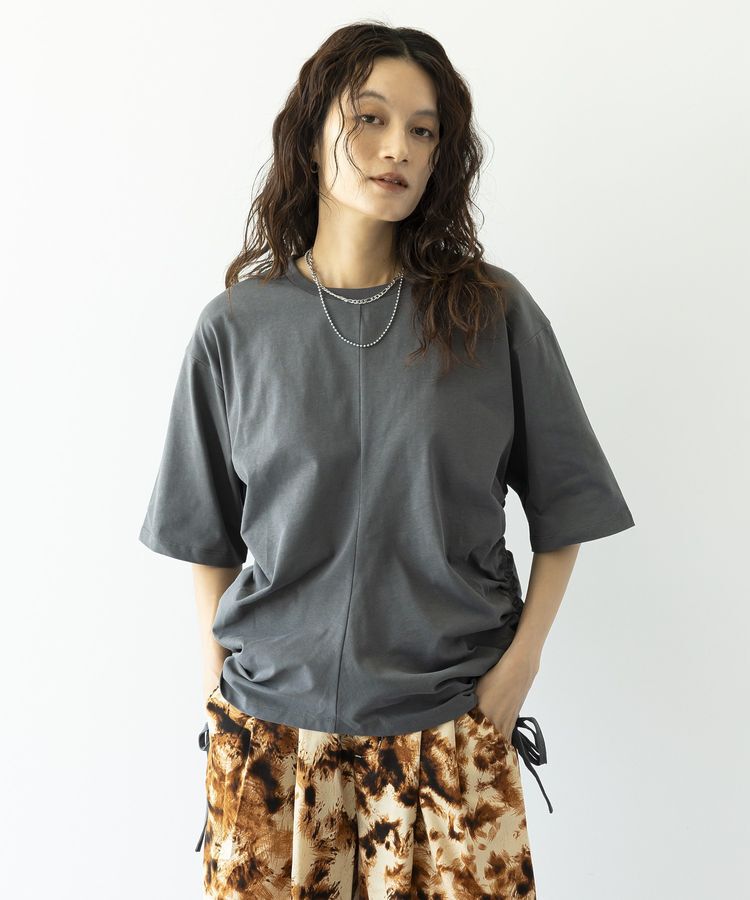 GARAGE OF GOOD CLOTHING「脇ドロストハーフスリーブプルオーバー」|Tシャツ・カットソー|