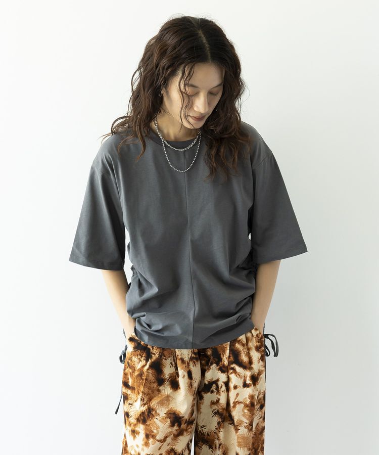 GARAGE OF GOOD CLOTHING「脇ドロストハーフスリーブプルオーバー」|Tシャツ・カットソー|