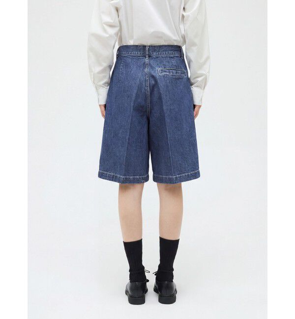 mizuiro ind「mizuiro ind デニムハーフパンツ(BLEACH)」|その他|