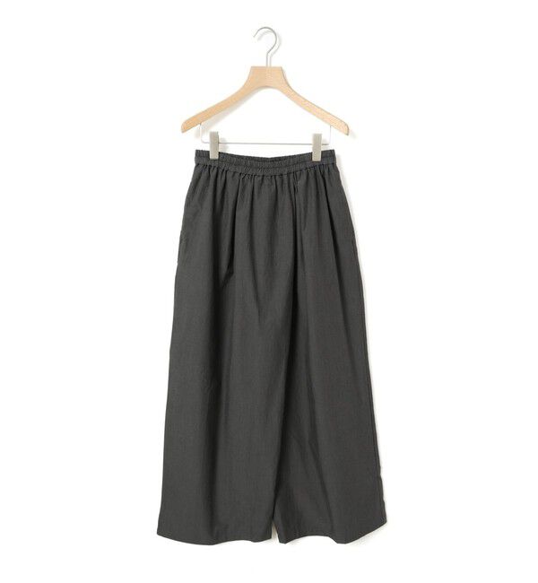 MidiUmi「MidiUmi ラップワイドパンツ」|その他|チャコールグレー
