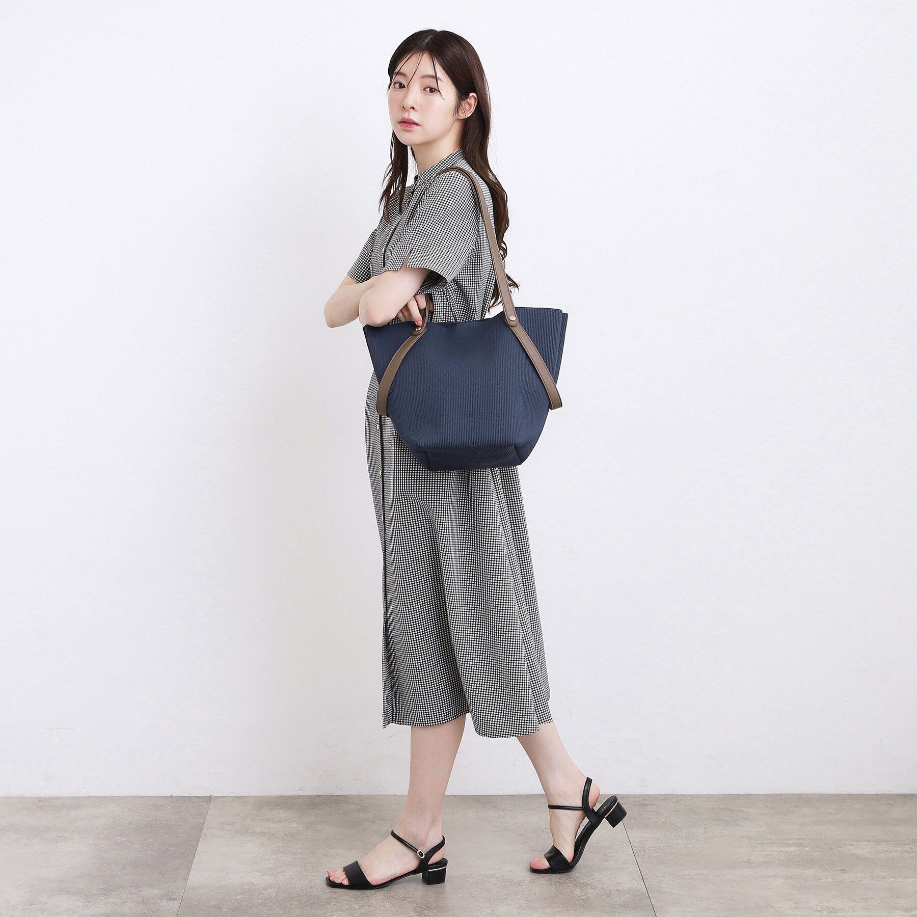 grove「【2WAY】ダブルハンドルニットトート」|トートバッグ|