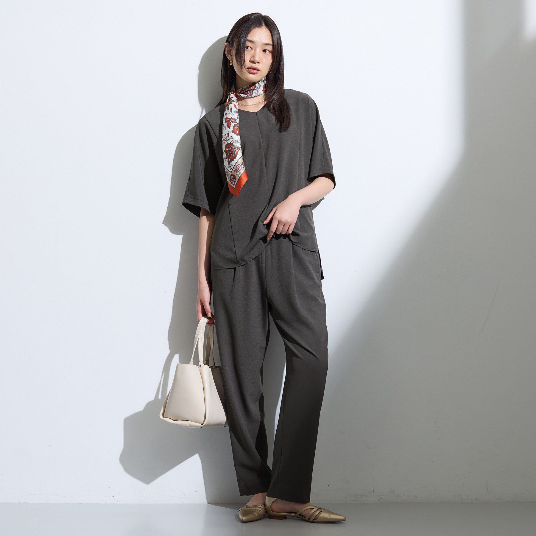 INDIVI「【着る日傘】イージーテーパードパンツ」|その他|