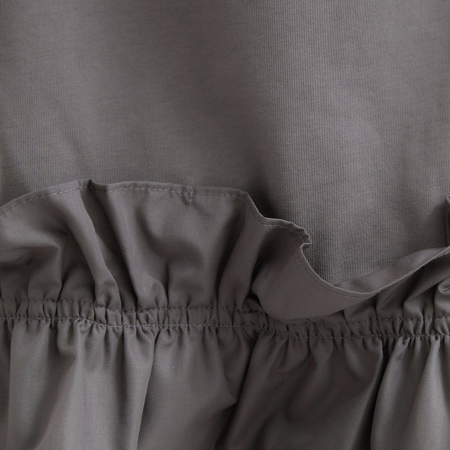 OPAQUE.CLIP「裾フリルドッキングカットソー【洗濯機OK】」|Tシャツ・カットソー|