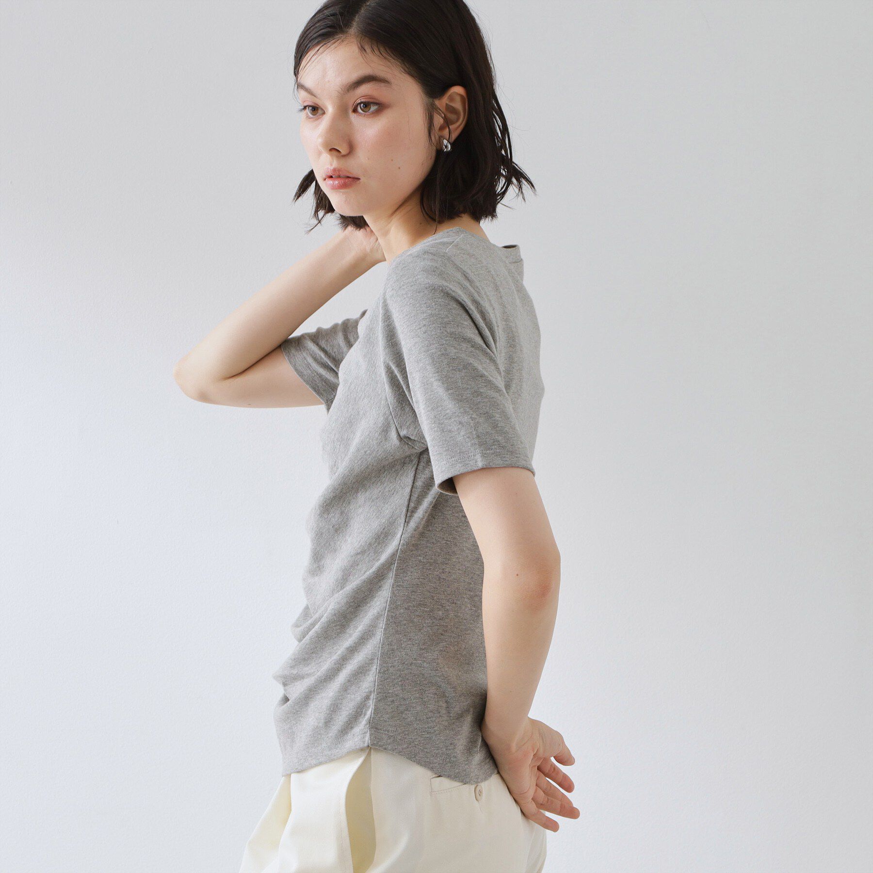 THE SHOP TK「フロントタックカットソー」|Tシャツ・カットソー|