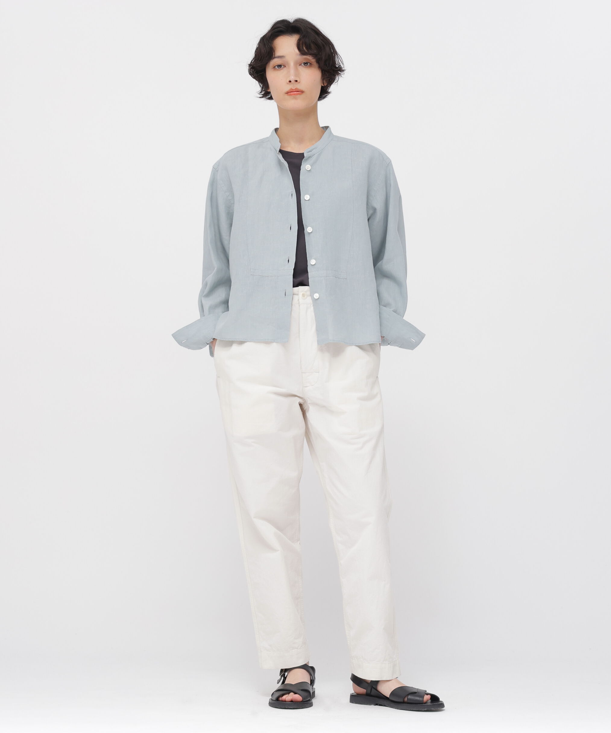  「SHIRTING LINEN SHIRT」|シャツ・ブラウス|