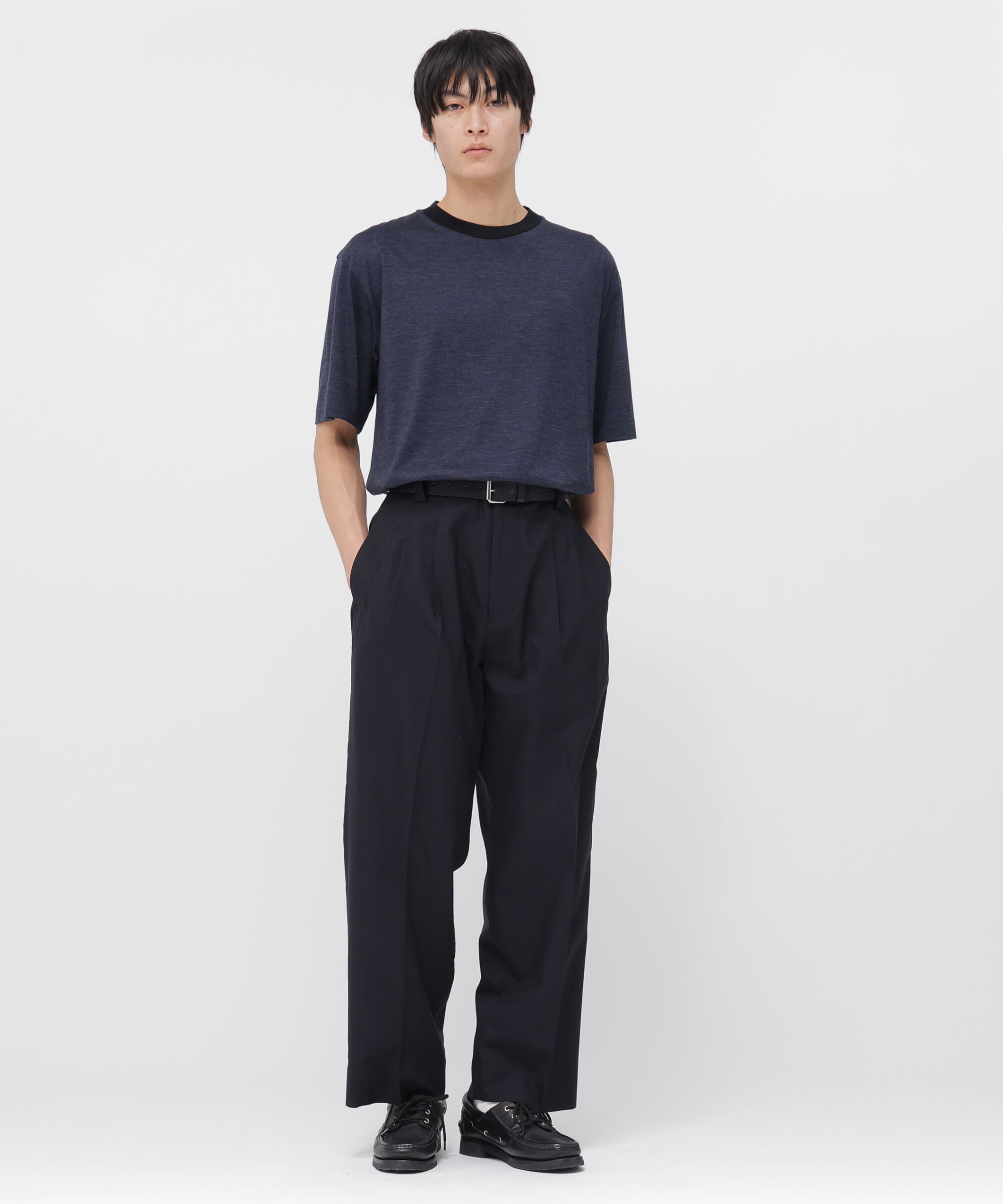 MARGARET HOWELL「SUPERFINE MERINO JERSEY TOP」|Tシャツ・カットソー|