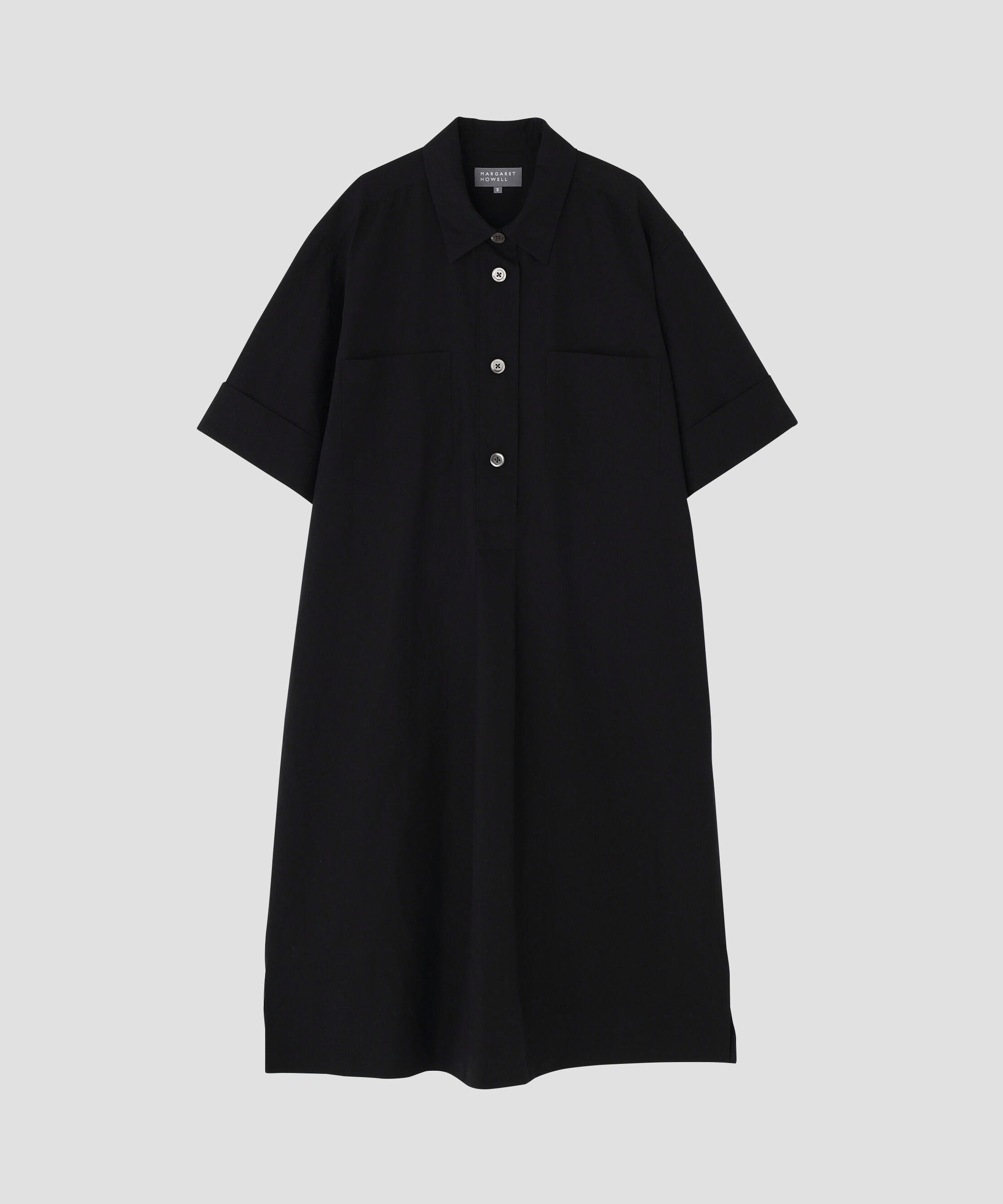  「COTTON LINEN PLAIN WEAVE DRESS」|ワンピース|