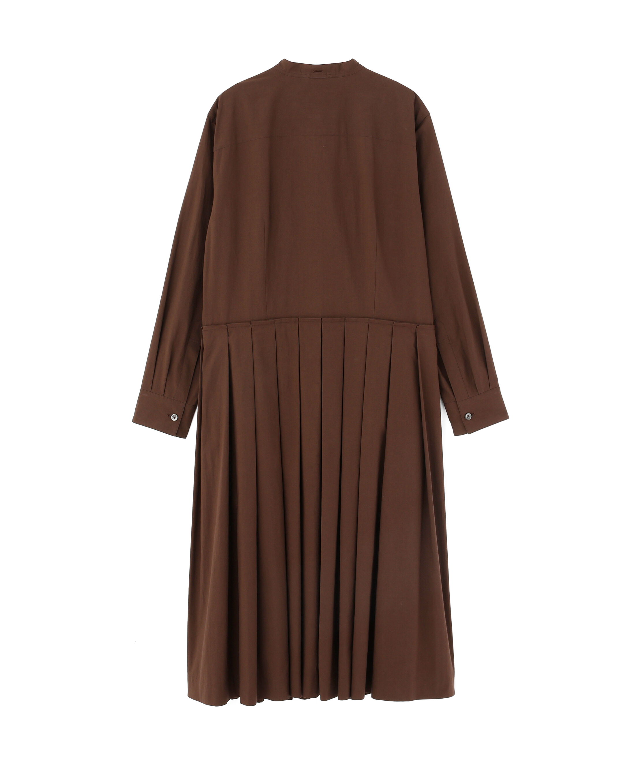  「FINE COUNT COTTON POPLIN DRESS」|ワンピース|