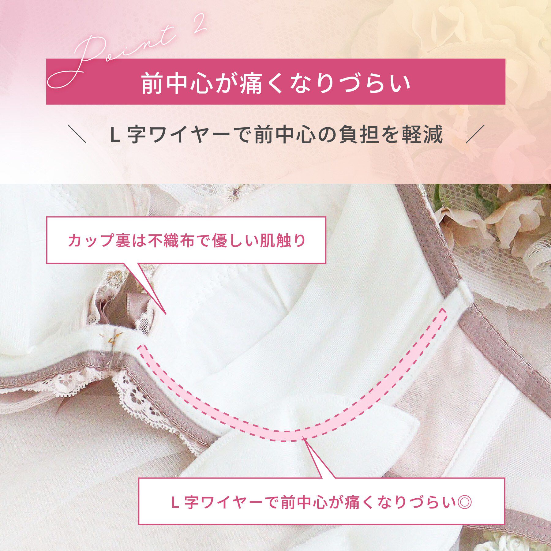Risa Magli「ストロ ブラジャー （D－F） ＜リサマリミラクル谷間ブラ＞」|インナー|