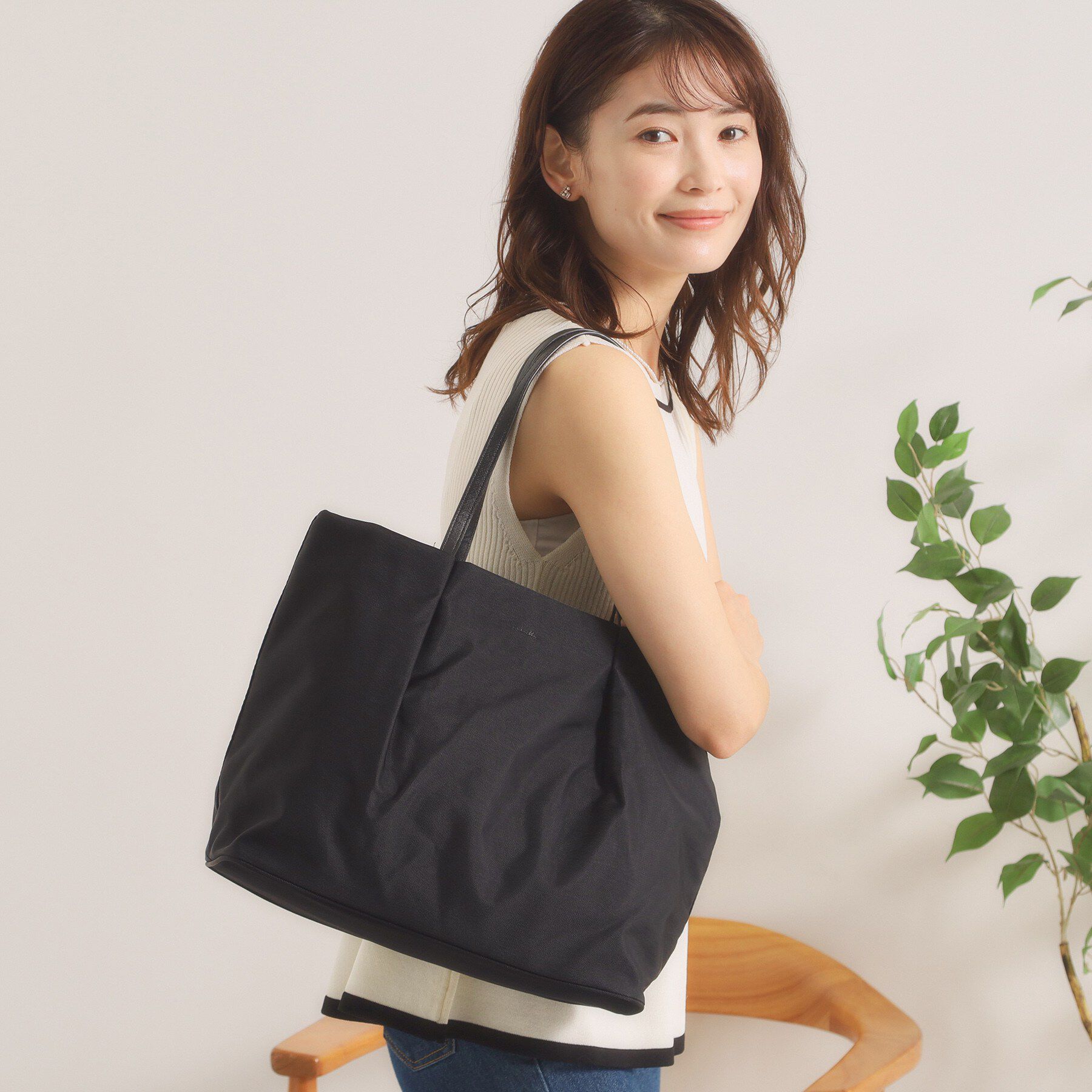 ITS&rsquo;DEMO「【整理収納アドバイザー監修】軽量撥水A4トート」|トートバッグ|