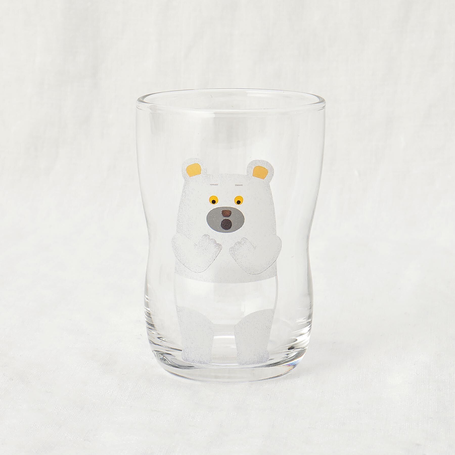212 KITCHEN STORE「つよいこグラスMしろくまのパンツ」|グラス・マグカップ|
