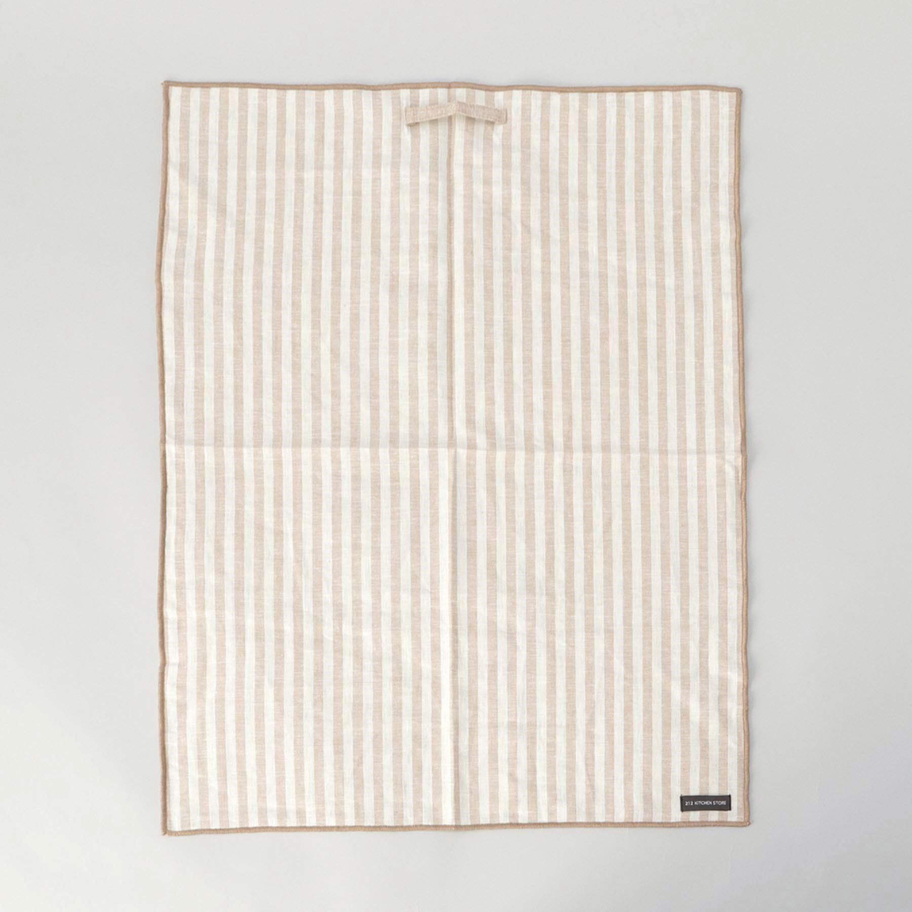 212 KITCHEN STORE「ブロックストライプ リネンコットン キッチンクロス L 45x60cm NT ＜212Kオリジナル＞」|食器・キッチングッズ|