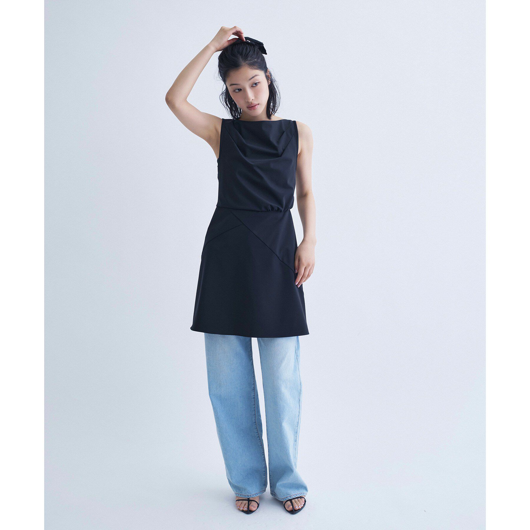 CODE A「apron dress」|ワンピース|