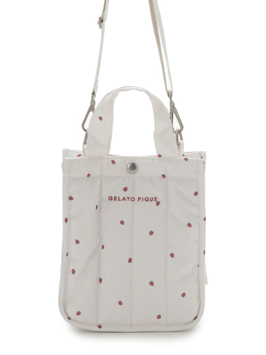  GELATO PIQUE CAT&DOG「【CAT&DOG】【販路限定商品】ストロベリーキルティングお散歩バッグＳ」|その他|