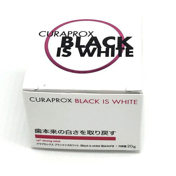  「クラプロックス ブラックイズホワイト 粉歯磨き 白 本体 (20g)」|オーラルケア|