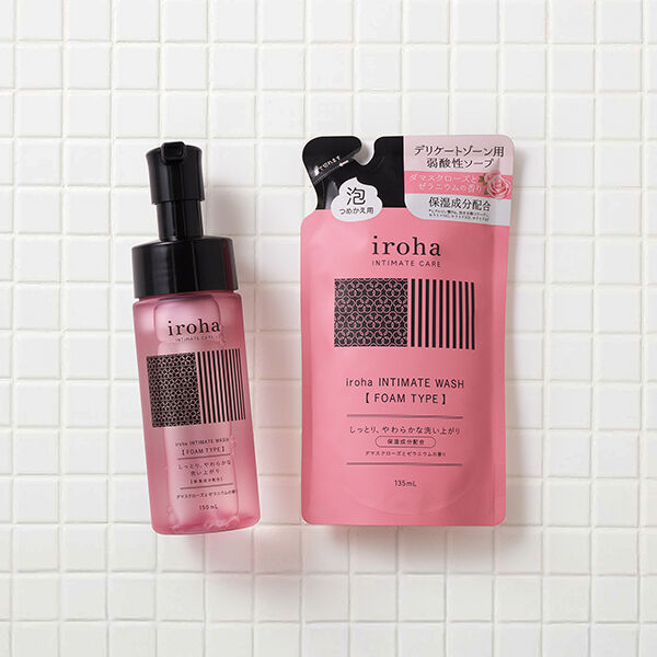  「iroha INTIMATE CARE iroha INTIMATE WASH 【 FOAM TYPE 】 詰替え (135mL)」|ボディクレンジング|