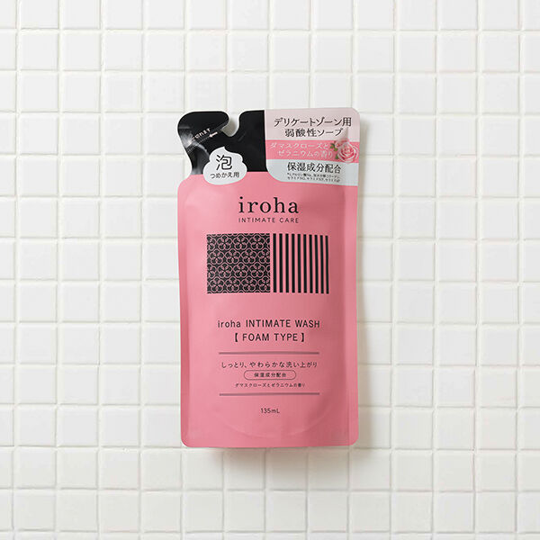  「iroha INTIMATE CARE iroha INTIMATE WASH 【 FOAM TYPE 】 詰替え (135mL)」|ボディクレンジング|