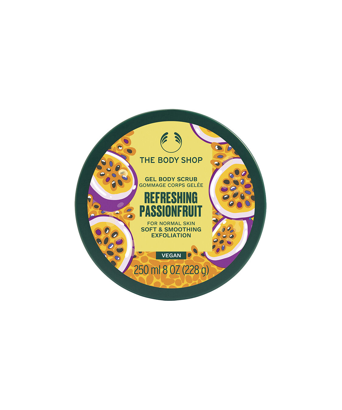 THE BODY SHOP「【数量限定】ボディスクラブ リフレッシング PF 250mL（香り：パッションフルーツ）」|マッサージ・ボディスクラブ|