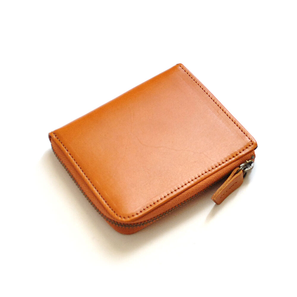 BACKYARD FAMILY「ミニ財布 本革 通販 日本製 IKI-LEATHER イキレザー コンパクトウォレット 革 ヌメ革」|その他|ブラウン1