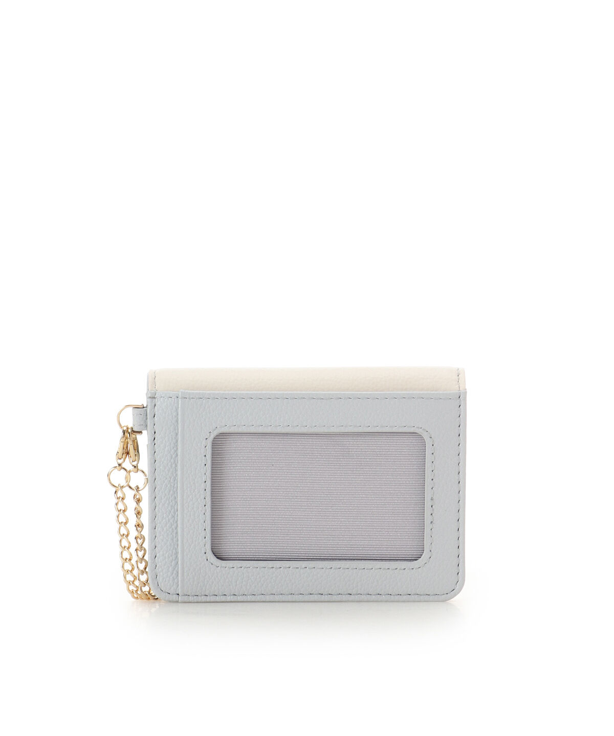 Samantha Thavasa Petit Choice「バイカラーリボンビジューパスケース」|定期入れ|
