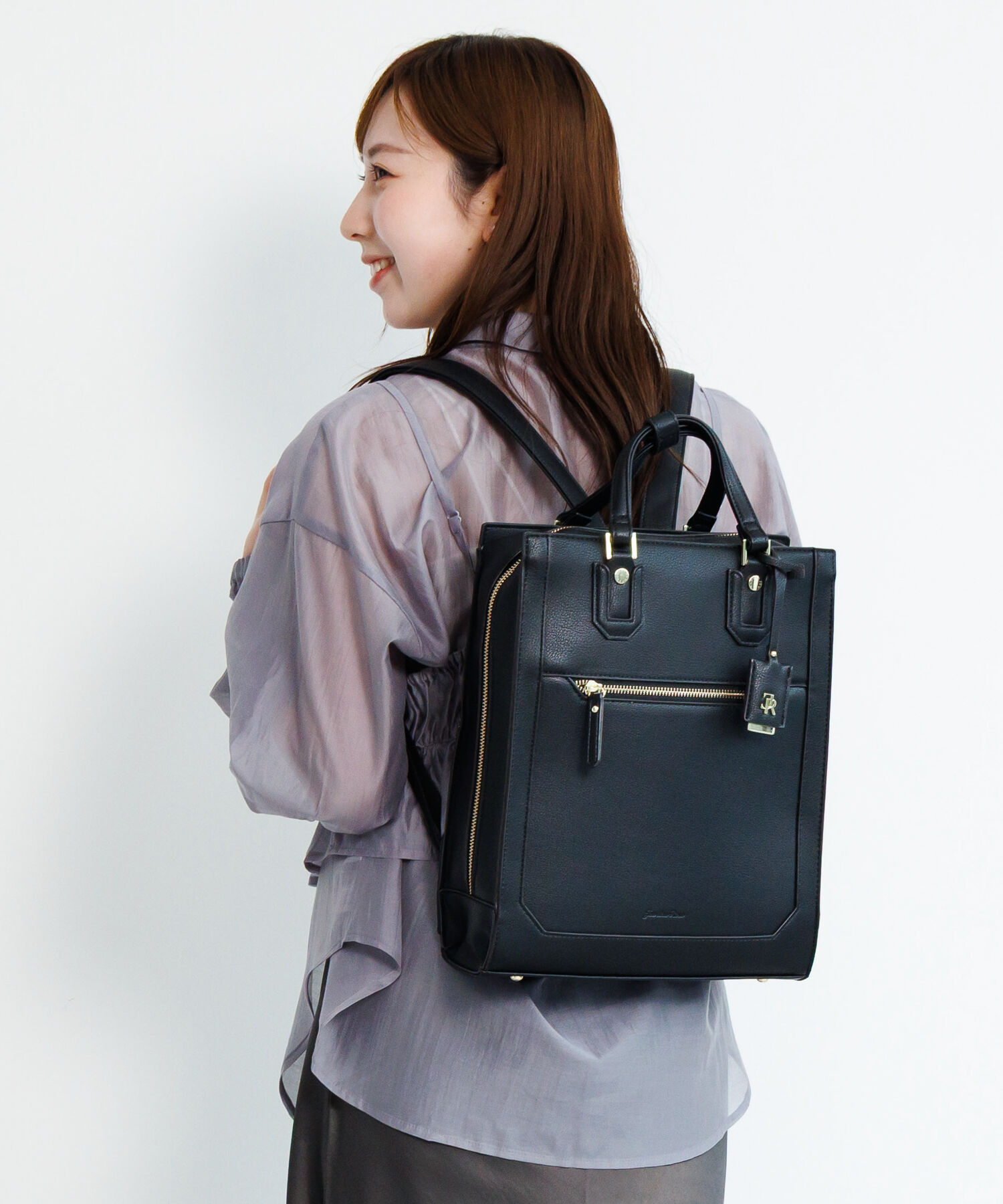 Jewelna Rose「リュックサック きれいめ スクエア Jewelna Rose アリゼ リュック A4サイズ 16301」|リュック|