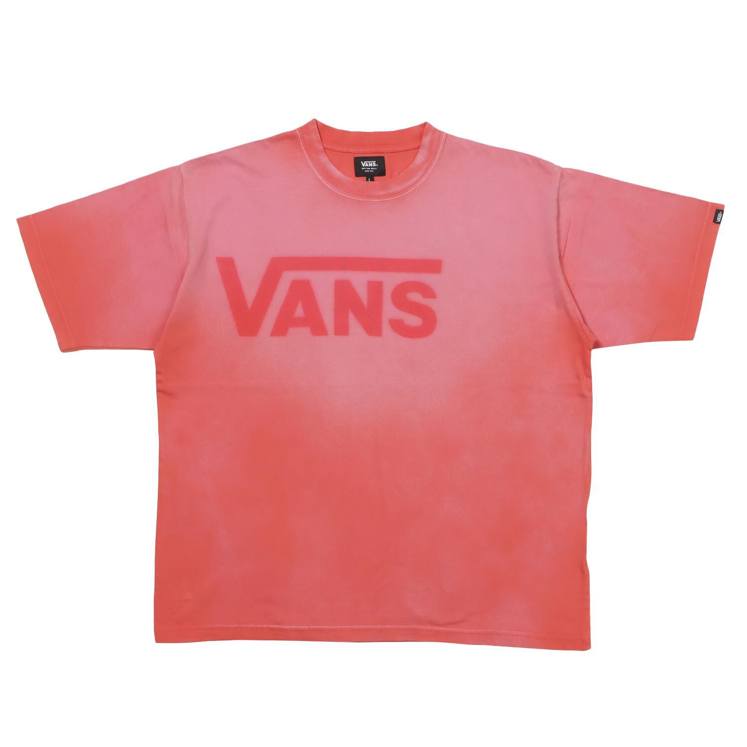 VANS「【VANSｱﾊﾟﾚﾙ(WJ)】Crew Neck H/S Fade S TEE」|Tシャツ・カットソー|レッド