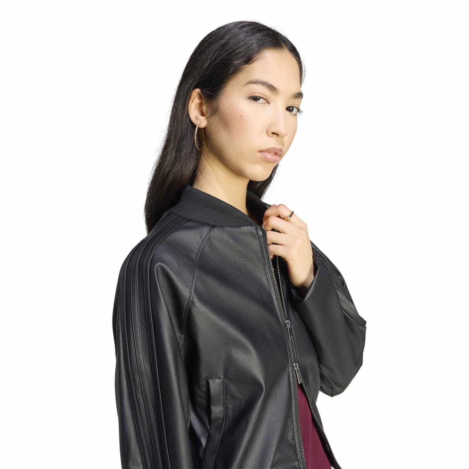 adidas「【ADIDAS ｳｪｱ】W PLEATHER SST TRACKTOP」|ポロシャツ|