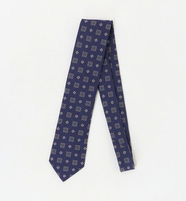 UNITED ARROWS「＜ERRICO FORMICOLA＞コモン ジャガード ネクタイ」|ネクタイ・蝶ネクタイ|NAVY