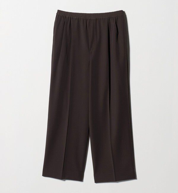 UNITED ARROWS「ツイル イージーパンツ ‐ストレッチ 防シワ 接触冷感‐」|スラックス|