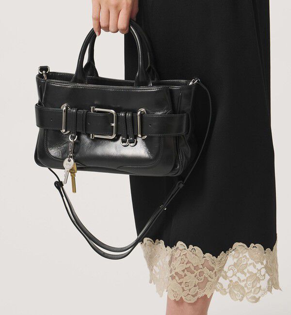 OSOI「＜OSOI＞TOTE BROCLE MINI バッグ」|トートバッグ|BLACK
