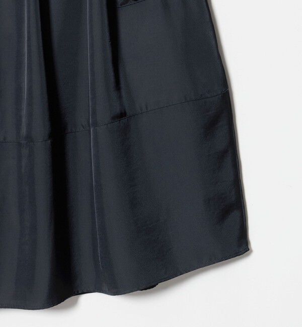 UNITED ARROWS「シルクライク ティアード スカート ‐ウォッシャブル‐」|フレア|