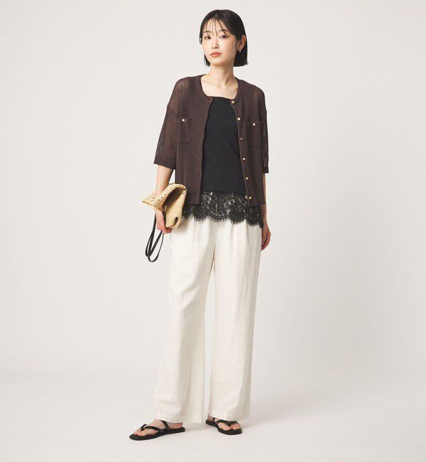 UNITED ARROWS green label relaxing「スソ レース タンクトップ」|タンクトップ|
