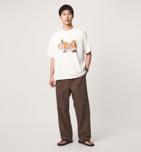 UNITED ARROWS green label relaxing「コットン ナイロン ツイル  GJ 1P ワイド パンツ W3」|その他|