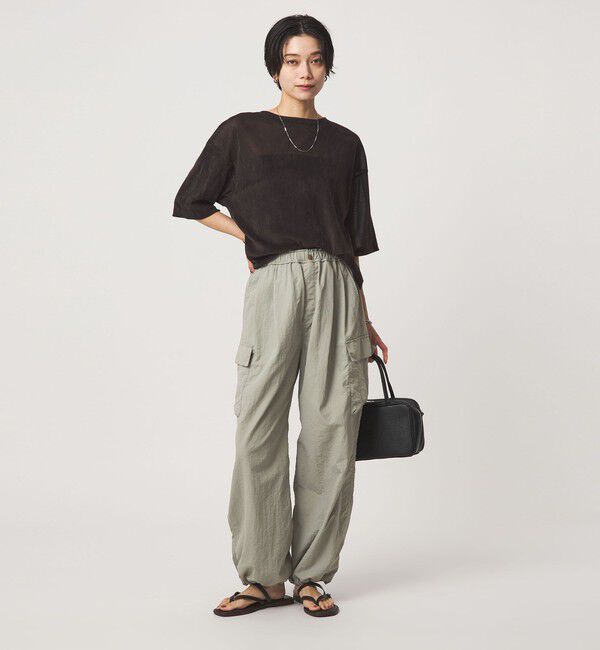 UNITED ARROWS green label relaxing「ウスカル カーゴパンツ UVカット 撥水 接触冷感」|カーゴ|