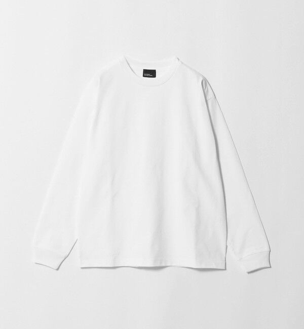 UNITED ARROWS green label relaxing「【WEB限定】JUST fit クリーン カノコ ワイド クルーネック 長袖 Tシャツ -抗菌-」|Tシャツ・カットソー|